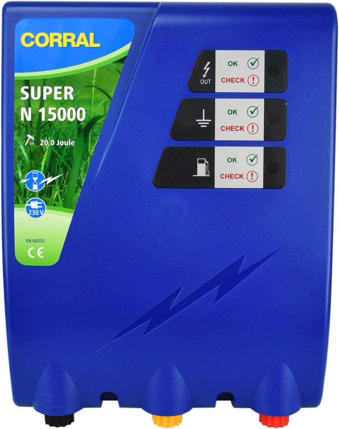 Elektryzator sieciowy Corral N 15000, na dziki, dla koni, byków, bydła, owiec i kóz, 20,0 J - Cavalo